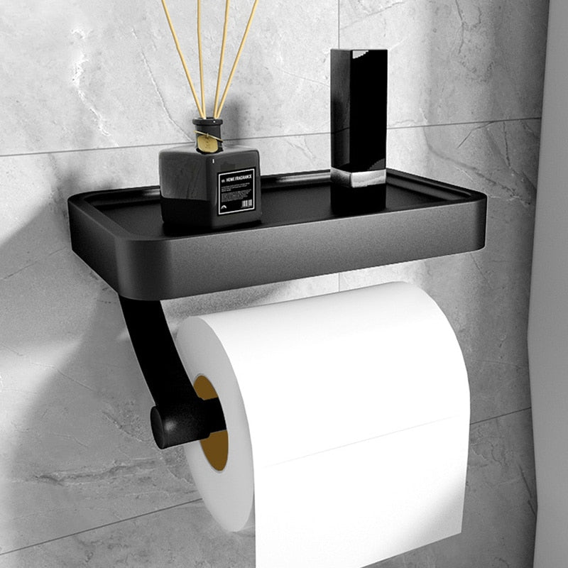 Porte-Papier Toilette en Acier Inoxydable – Accessoire de Salle de Bain Mural et Élégant Bathroom accessories Electro Paris