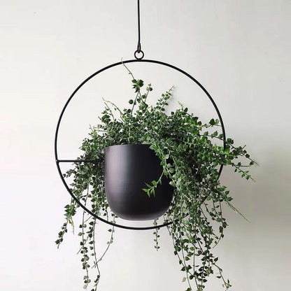 Vase Suspendu Élégant Pour Plantes D’Intérieur En Métal Minimaliste Plant Cages & Supports Electro Paris