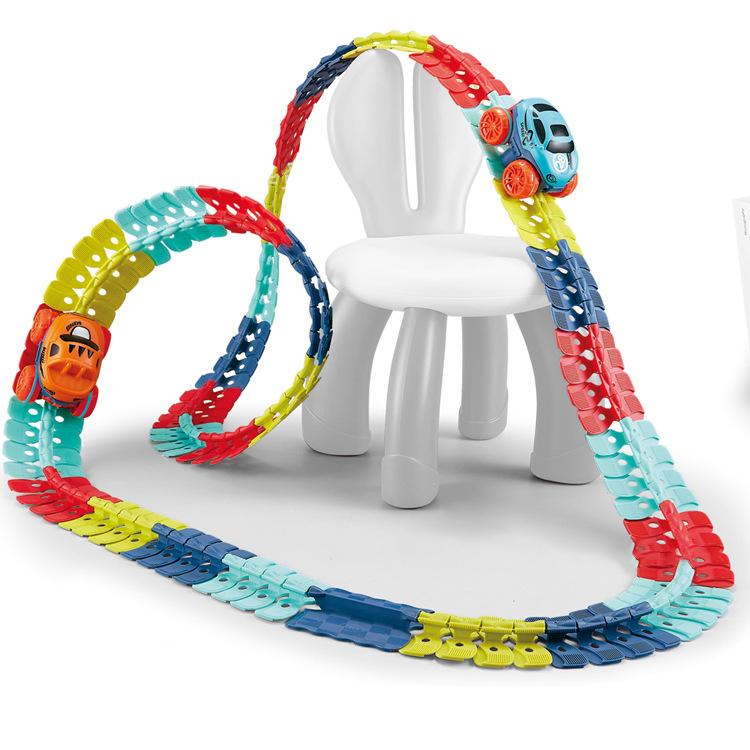 Circuit de Voitures Magnétique – Plaisir Créatif et Apprentissage en Un Toys & Games Electro Paris 92 pièces + 1 voiture