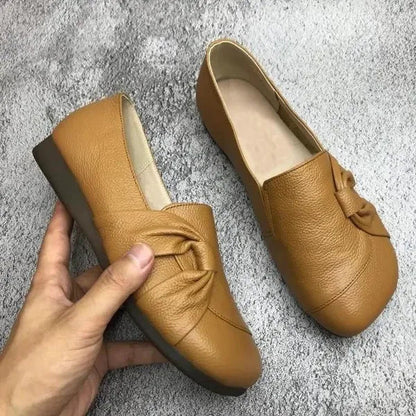 Chaussures En Cuir Pour Femmes Avec Soutien Et Semelle Antidérapante Shoes for Women Electro Paris Marron 35