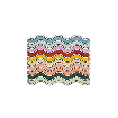 Tapis Fluffy Arc-en-Ciel Irrégulier Pour Salon, Chambre Et Décoration Ludique Rugs Electro Paris