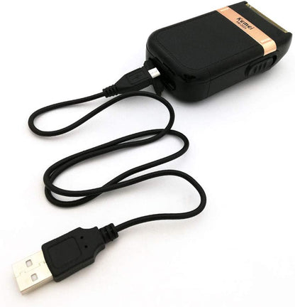 Tondeuse À Cheveux Professionnelle 3-en-1 Sans Fil Avec Écran LED Et Tête De Finition Razor Electro Paris