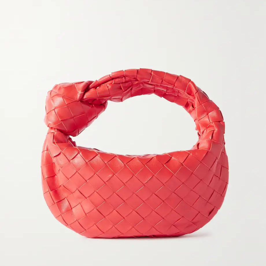 Sac à Main Élégant en Cuir Véritable pour Femmes - Style Italien Classique Handbags Electro Paris Rouge