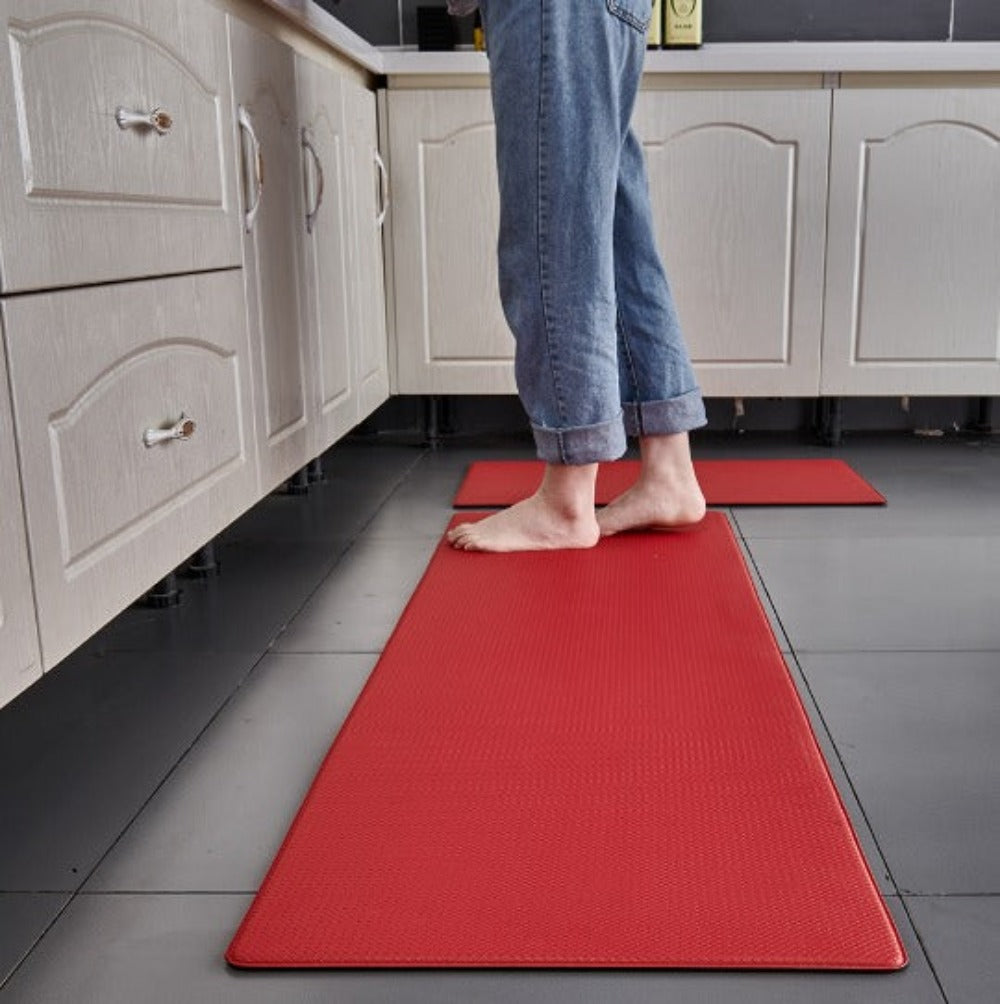 Tapis De Cuisine Confort – Anti-Fatigue, Doux Et Ergonomique Pour Cuisine Et Maison Floor mat Electro Paris Rouge 45x75cm