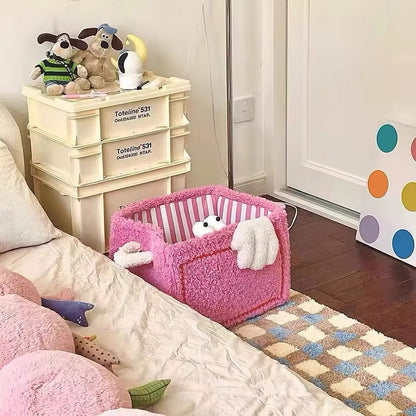 Panier de Rangement Cartoon Coloré – Organisateur Pliable et Mignon pour Tous les Espaces Storage Electro Paris