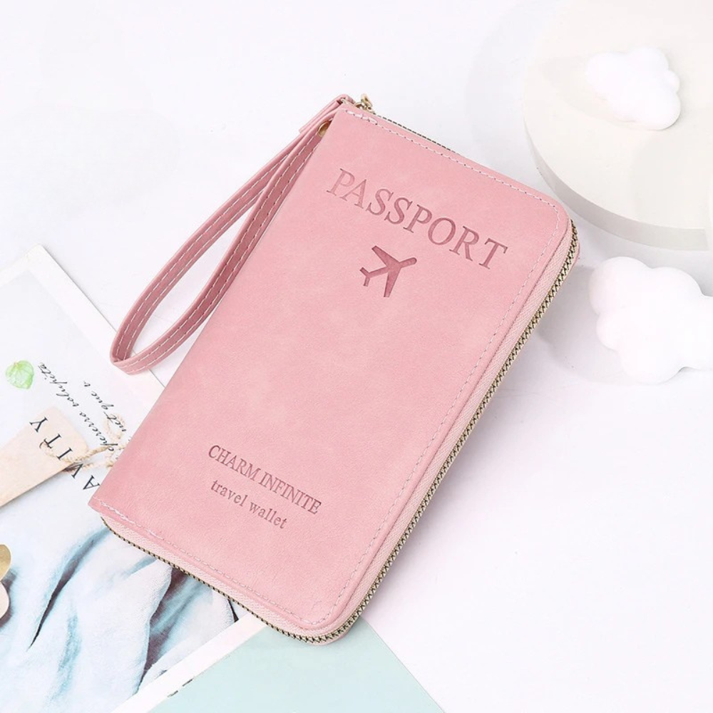 Portefeuille RFID En Cuir Élégant Pour Voyageurs Modernes Et Organisation Optimale Passport holder Electro Paris