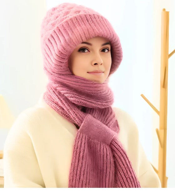 Bonnet Chaud pour Femme – Confort Ultime pour les Jours Froids Beanie Electro Paris Rose