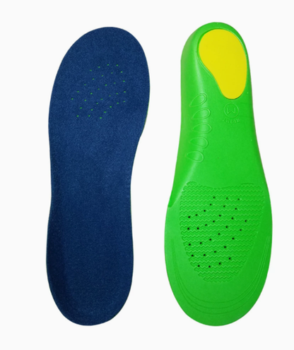 Semelles Orthopédiques Pour Fasciite Plantaire Avec Soutien De La Voûte Plantaire Et Confort Quotidien Feet sole Electro Paris 127-Vert classique EU(37-38)-240MM