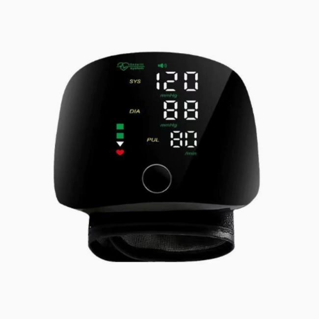 Tensiomètre Électronique de Poignet – Compact, Rechargeable et à Annonces Vocales Blood pressure monitor Electro Paris Noir