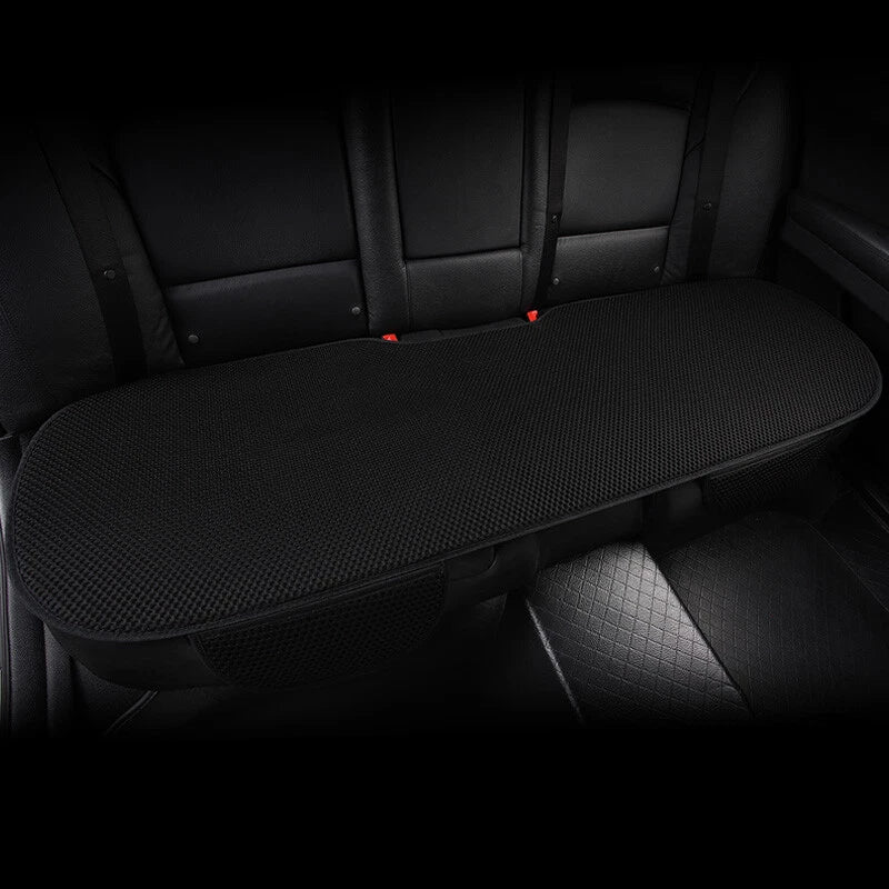 Coussin de Siège Auto Ergonomique – Design Respirant et Anti-Douleur Car Accessories Electro Paris Noir 1 pièce - Coussin long (dossier)