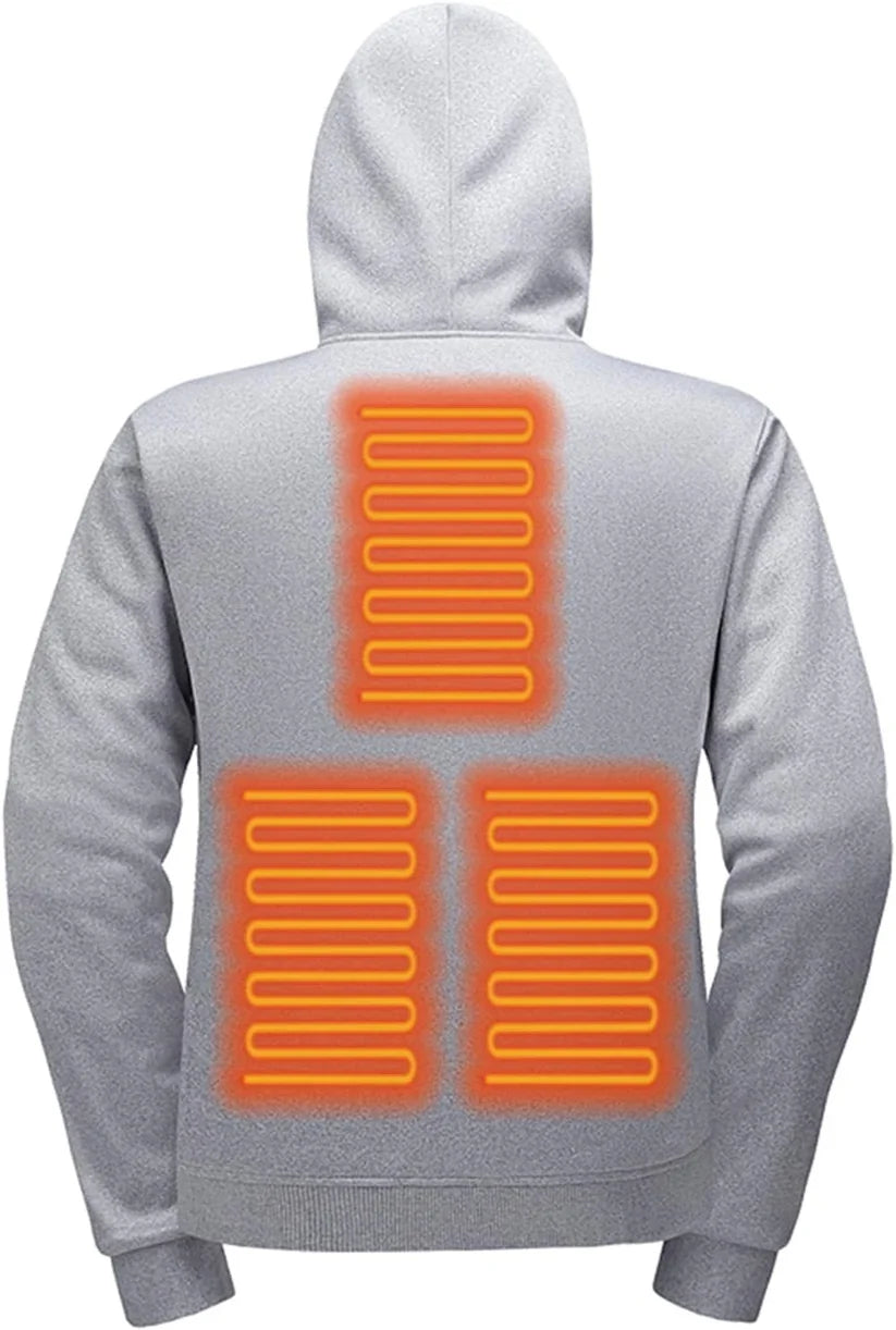 Sweat À Capuche Chauffant Pour Femme – Chaleur Parfaite Pour Les Journées Fraîches Men Jackets Electro Paris