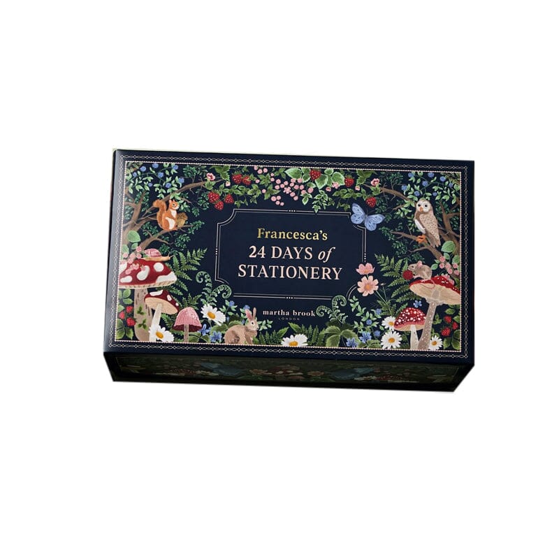 Calendrier De L’Avent Papeterie 24 Jours Au Design Enchanté De Forêt Hivernale Black Friday Deal Advent calendar Electro Paris