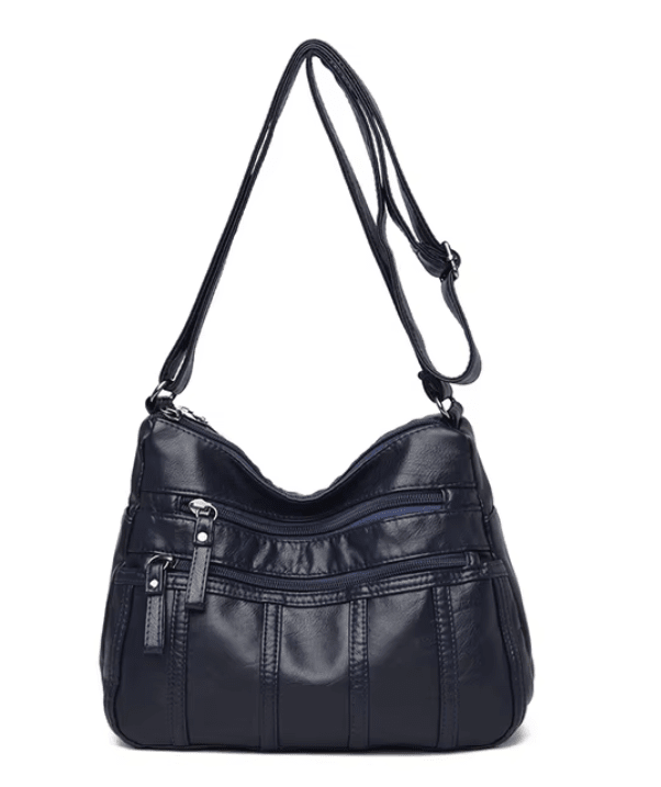 Sac Bandoulière Serena en Cuir Souple Women's bag Electro Paris