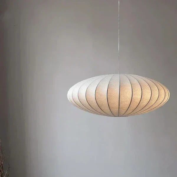 Lampe Suspendue en Soie avec Cristaux – Élégante Suspension SilkCrown en Soie pour Intérieur Suspension luminaire Electro Paris