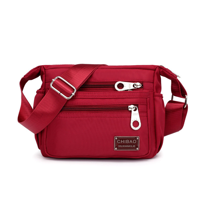 Sac Bandoulière en Nylon Durable – Stylé et Multifonction Bags Electro Paris Rouge