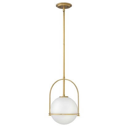 Plafonnier Boule en Verre Laiteux Nordique – Éclairage Moderne à Lumière Douce Ceiling Light Electro Paris