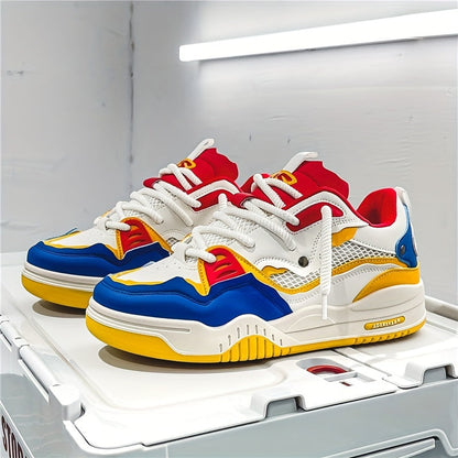 Baskets Respirantes Légères pour Homme en Maille Aérée avec Semelle Antidérapante Shoes for Men Electro Paris Mutlticolore 39