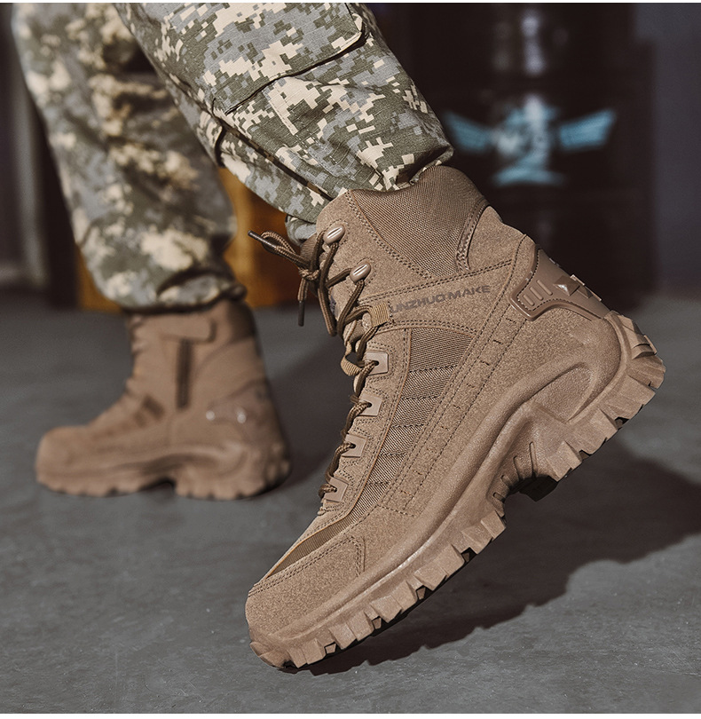 Bottes Militaires Imperméables Pour Extérieurs Avec Protection Renforcée Et Confort Tout-Terrain Boots Electro Paris