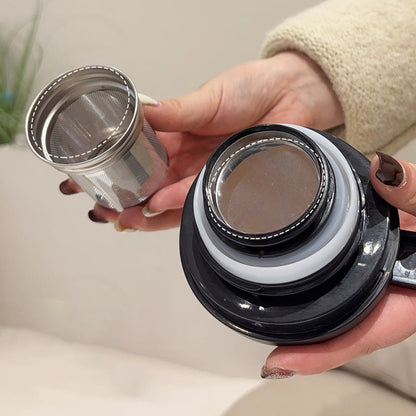 Théière Florale En Acier Inoxydable Avec Filtre Intégré Et Isolation Double Paroi Thermos et bouteilles isothermes Electro Paris