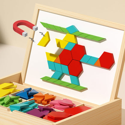 Jeu de Puzzle Magnétique en Bois – Amusement Cérébral Pour Tous Les Âges Mechanical Puzzles Electro Paris