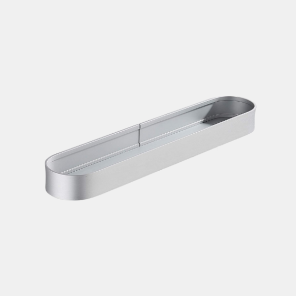 Étagère de Douche Extra Longue en Chrome – Organisateur Mural en Acier de 50cm Accessoires de salle de bain Electro Paris