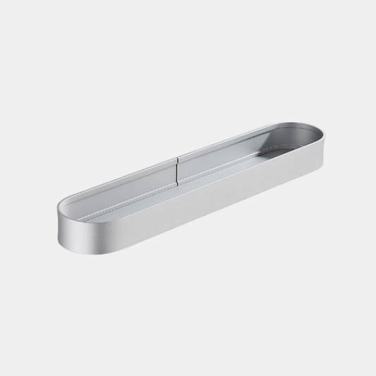 Étagère de Douche Extra Longue en Chrome – Organisateur Mural en Acier de 50cm Accessoires de salle de bain Electro Paris