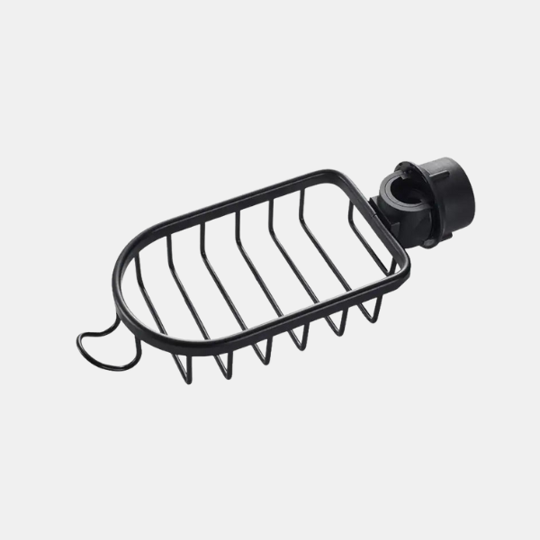 Étagère de Douche d'Angle sans Perçage pour Salle de Bain – Panier de Rangement en Acier Inoxydable Accessoires de salle de bain Electro Paris Noir