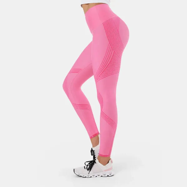 Leggings Anti-Cellulite Taille Haute – Maintien Remodelant avec Coupe Épurée Leggings Electro Paris Rose S