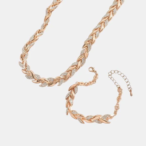 Ensemble de Bijoux Élégant à Motif Queue de Poisson – Finition Stylée et Captivante Jewelry Electro Paris