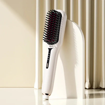 Brosse Lissante pour Cheveux – Coiffage Lisse, Rapide & Sans Frisottis Hair styling tool Electro Paris Beige