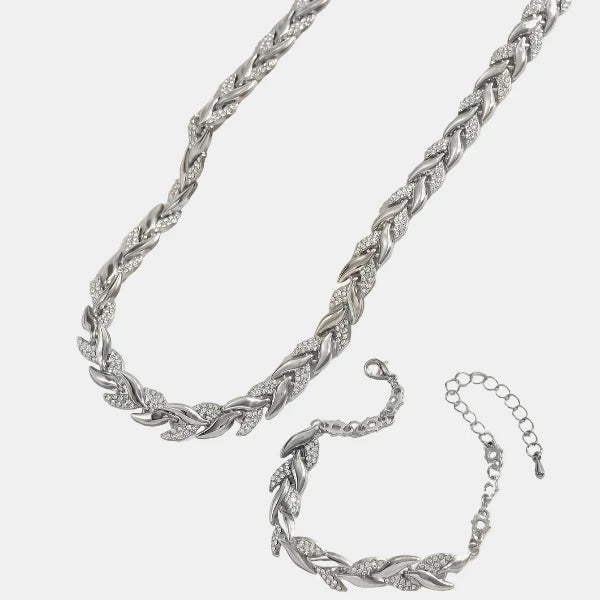 Ensemble de Bijoux Élégant à Motif Queue de Poisson – Finition Stylée et Captivante Jewelry Electro Paris