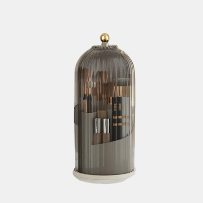 Organisateur Rotatif En Acrylique Pour Cosmétiques Avec Design 360 Degrés Et Matériaux Durables Makeup organizer Electro Paris Noir