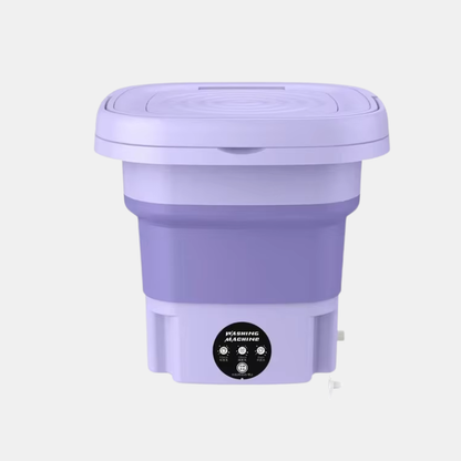 Mini Lave-Linge Portable Pliable Pour Voyages, Petits Espaces Et Lavage Rapide Économique En Eau Et Énergie washing machine Electro Paris 10L Violet