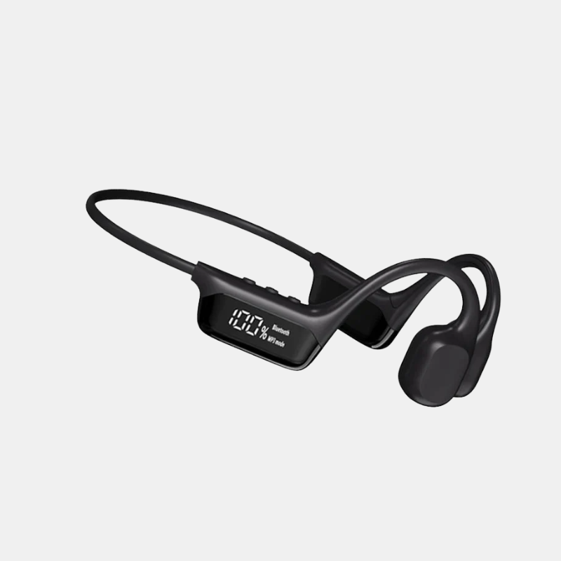 Casque Audio Étanche À Conduction Osseuse Avec Bluetooth 5.4 Et Lecteur MP3 Intégré (32 Go) Earbuds Electro Paris Noir A