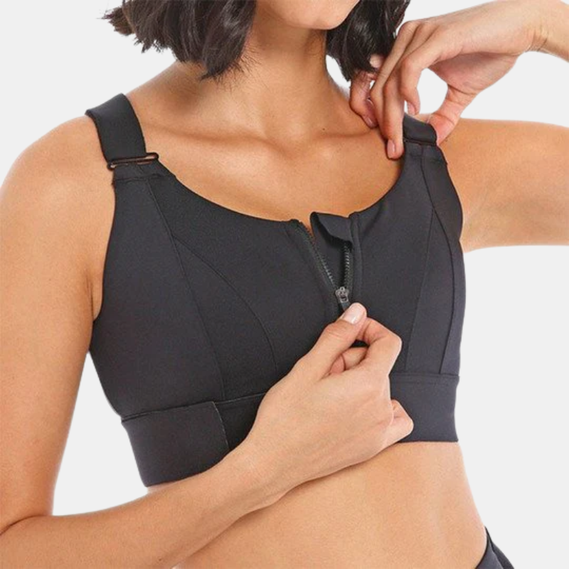 Brassière De Sport Ajustable Pour Femmes Avec Maintien Optimal Et Confort Supérieur Undergarment Electro Paris Noir S