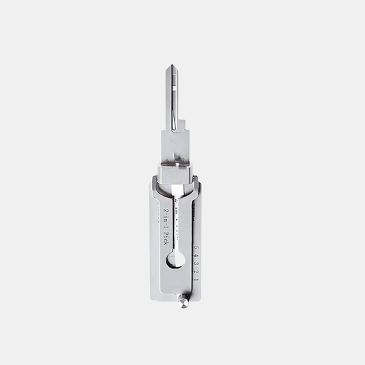 Outil De Précision Pour Serruriers Avec Fonction Deux-En-Un Pour Déverrouillage Facile Et Durable Locksmith Tool Electro Paris Argent