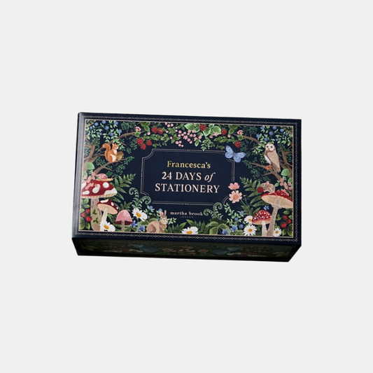 Calendrier De L’Avent Papeterie 24 Jours Au Design Enchanté De Forêt Hivernale Black Friday Deal Advent calendar Electro Paris Vert