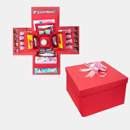 Coffret Cadeau Surprise Explosion DIY Pour Créer Des Souvenirs Inoubliables Surprise DIY gift box Electro Paris Rouge