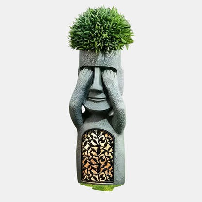 Planteuse Solaire à LED – Sculpture Artistique de Jardin avec Éclairage Intégré Garden decor Electro Paris Voir