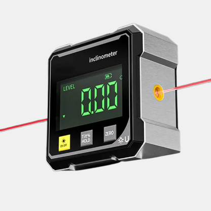 Mesureur D’Angles Numérique Avec Laser Et Base Magnétique Pour Une Précision Maximale Measuring tool Electro Paris Noir
