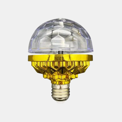 Ampoule LED Rotative RGB Avec Effet Stroboscopique Pour Créer Une Atmosphère De Fête Colorée Party light Electro Paris Or