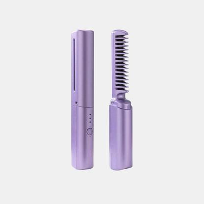 Lisseur Sans Fil Pour Cheveux Lisses Brillants Et Sans Frisottis Avec Chauffage Rapide Et Batterie Longue Durée Hair styling tool Electro Paris Violet