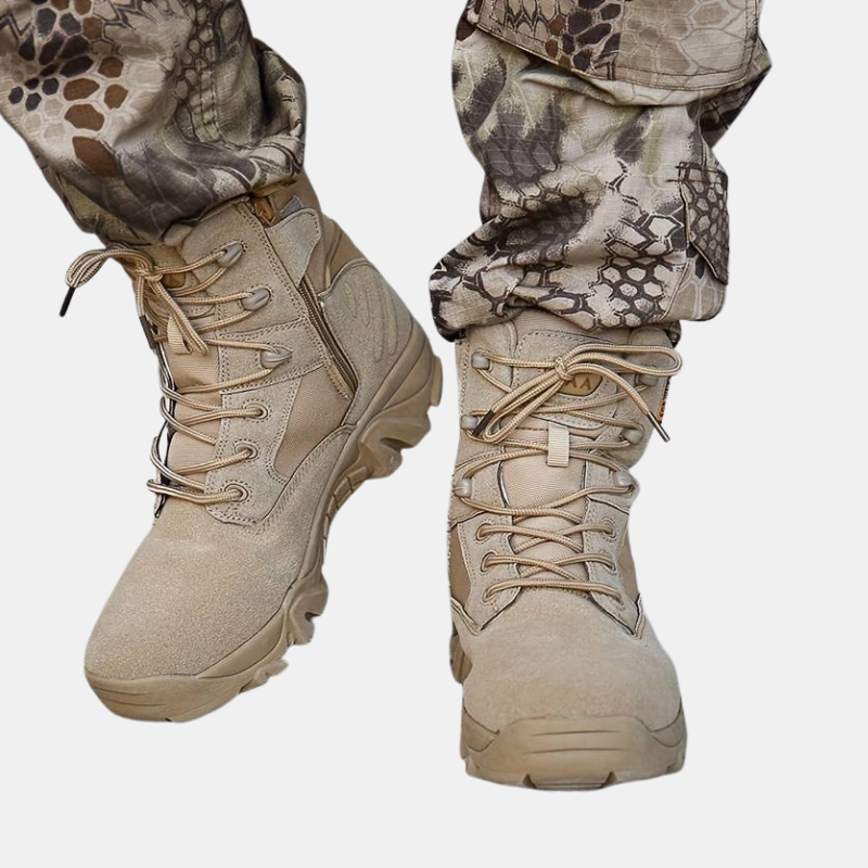Bottes Militaires Tactiques pour Homme – Robustesse et Élégance sur le Terrain Men Boots Electro Paris Beige 37