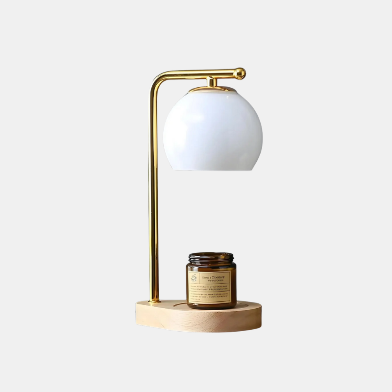 Lampe Chauffe-Bougie – Éclairage D’Ambiance Élégant Pour Une Atmosphère Chaleureuse Table Lamp Electro Paris Blanc