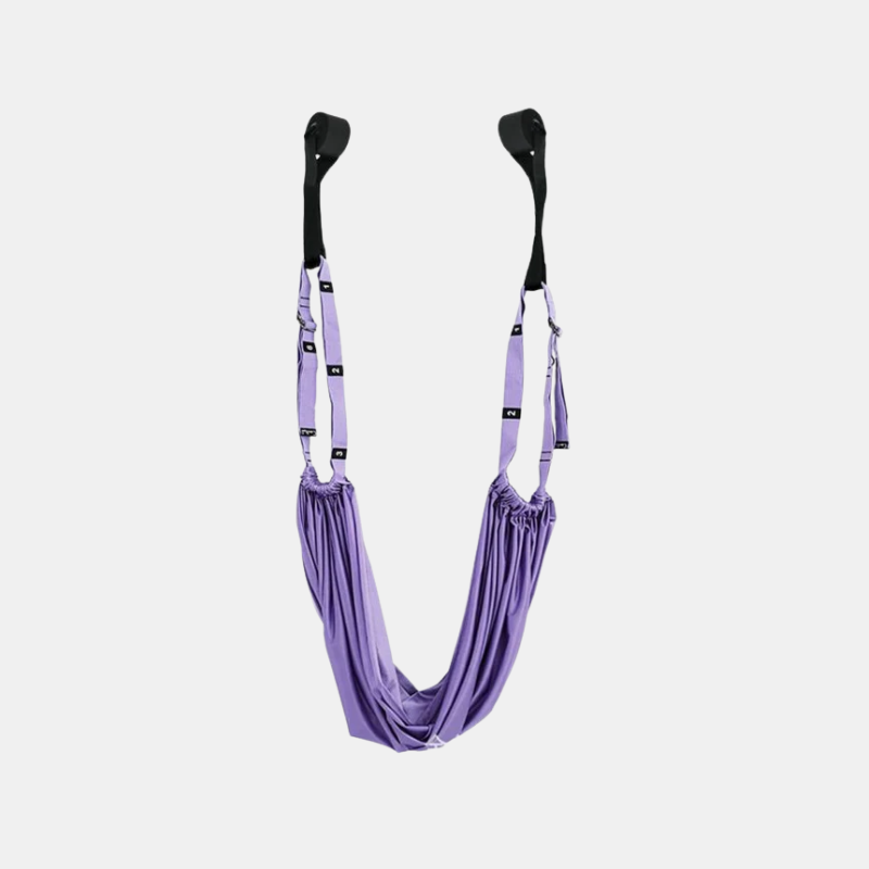 Ceinture De Yoga Et Stretching Pour Soulagement Du Dos Avec Matériau Léger Et Portable Yoga equipment Electro Paris Violet