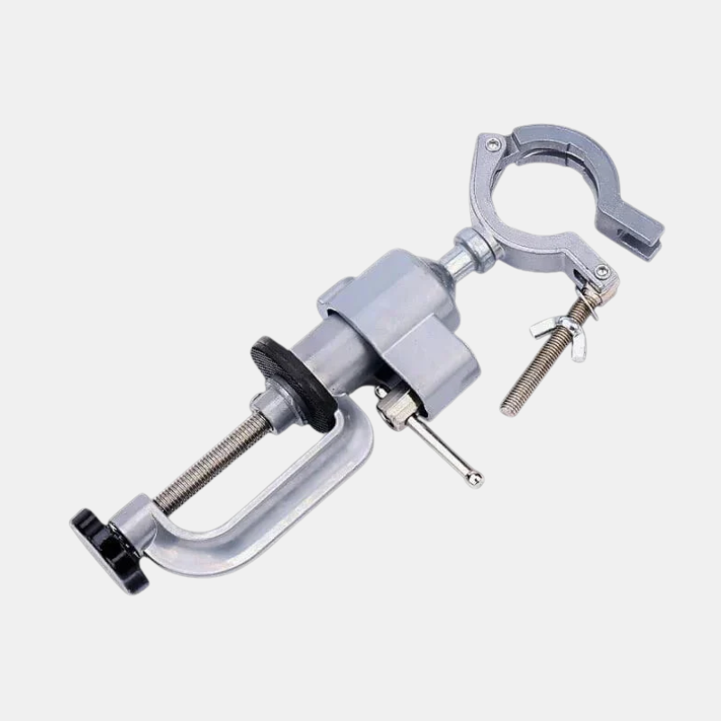 Adaptateur Multi-Angle Pour Perceuse Et Meuleuse Avec Rotation À 360 Degrés Et Matériaux Durables Drill adjuster Electro Paris Argent