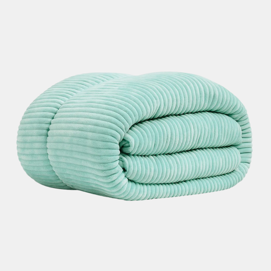 Couverture D’hiver Ultra-Douce Et Confortable Avec Design Élégant Et Chaleur Optimale Blanket Electro Paris Turquoise 180x220cm