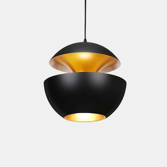 Lampe Suspendue Apple – Élégante Suspension Noir et Blanc au Design Artistique – Black Friday Deal