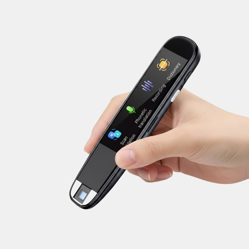 Stylo De Traduction Intelligent Pour Scanner Et Traduire Instantanément Les Textes Sur Tous Supports Text scanner pen Electro Paris Noir
