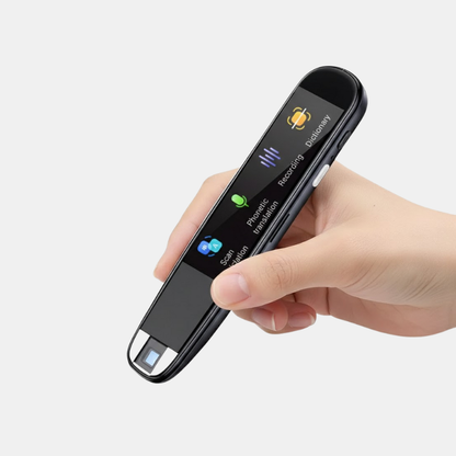 Stylo De Traduction Intelligent Pour Scanner Et Traduire Instantanément Les Textes Sur Tous Supports Text scanner pen Electro Paris Noir